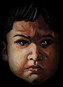 218x300 Crying Girl Paintings - Crying Girl Painting