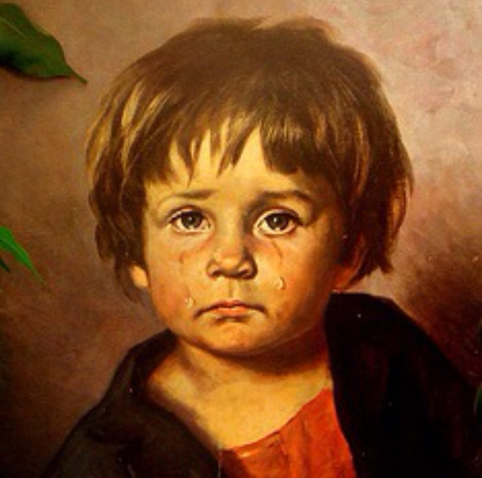 1536x1522 Tears For Fears The Curse Of The Crying Boy Eclectic Ladyland - Crying Painting
