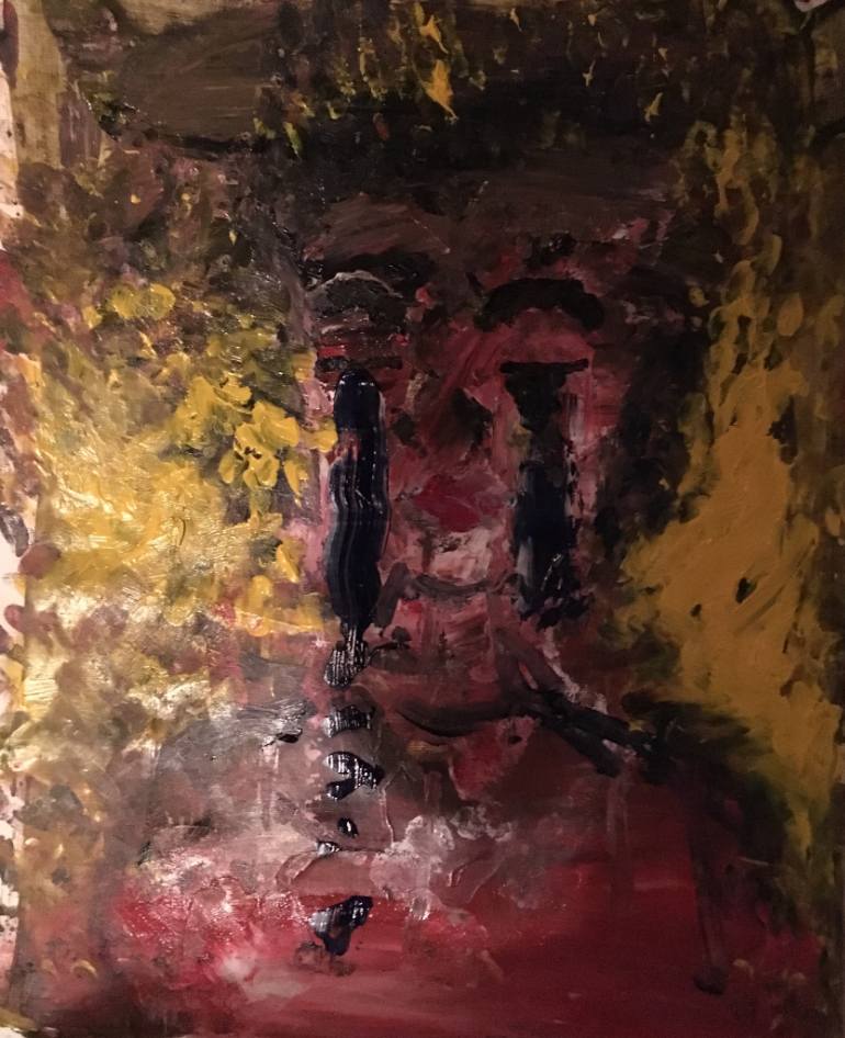 770x946 Saatchi Art The Crying Woman Painting By Emma Visca - Crying Woman Painting