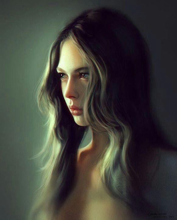 581x720 Crying Woman Painting - Crying Woman Painting