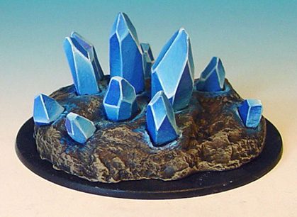 419x306 James Wappel Miniature Painting A Little Crystal Display - Crystal Painting