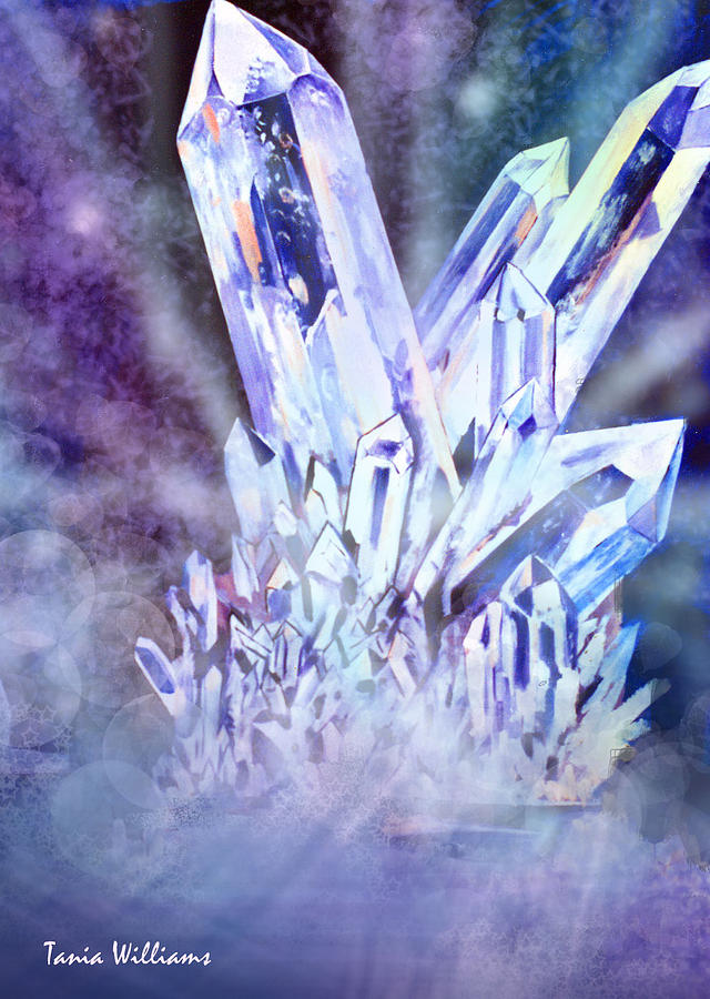 640x900 Crystal Light Painting By Tania Williams - Crystal Painting