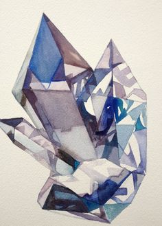 236x329 Dear Mineral Lovers. New Series Of Minerals Will Be Online Soon - Crystal Painting