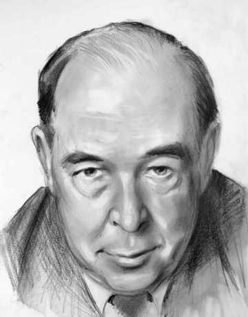 360x459 Portraits - Cs Lewis Painting