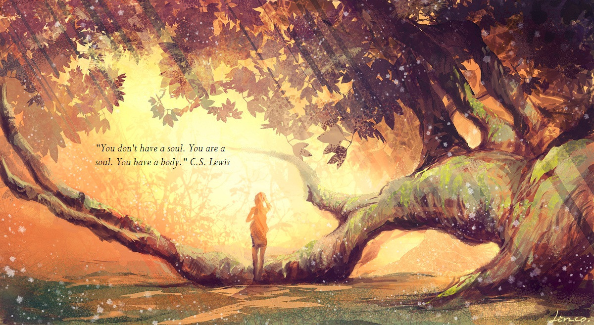 1200x657 You Don'T Have A Soul - Cs Lewis Painting