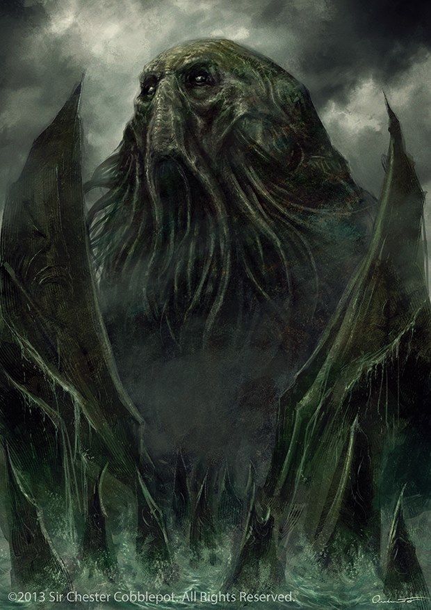 620x877 Cthulhu By Satibalzane On Necronomicon - Cthulhu Painting