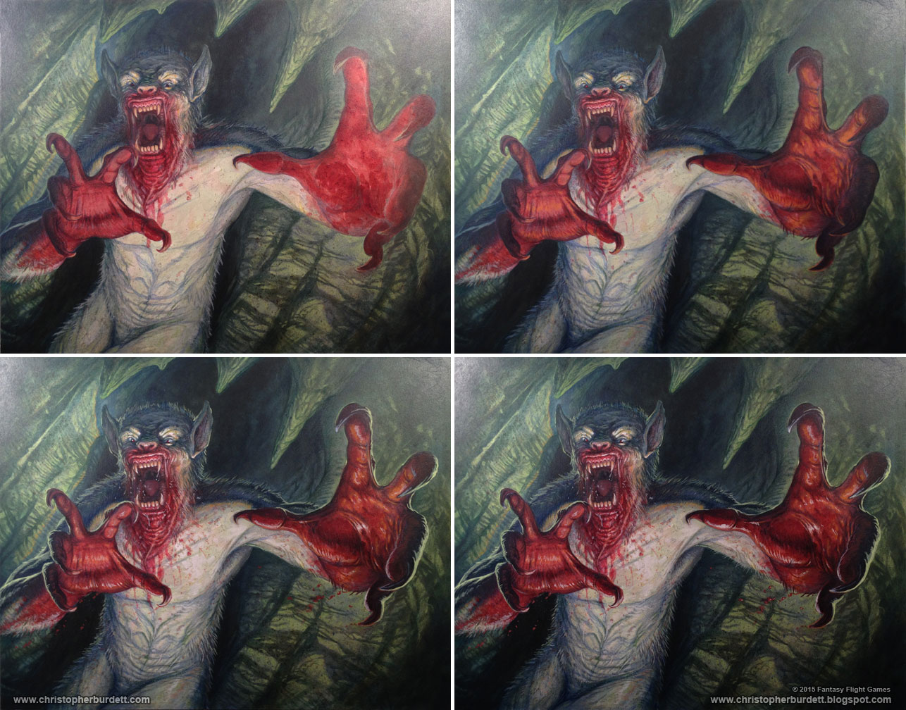 1286x1008 The Doodles, Designs, And Art Of Christopher Burdett Frenzied - Cthulhu Painting