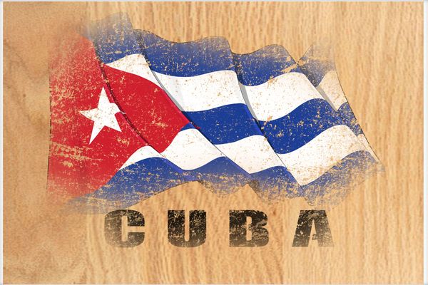 600x400 Cuban Flag Cuba Poster Teeshirtpalace - Cuban Flag Painting