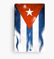 210x230 Cuban Flag Painting Amp Mixed Media Canvas Prints Redbubble - Cuban Flag Painting