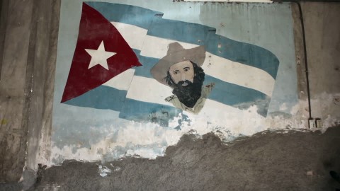 480x270 Street Art Havana Cuba Hd Stock Video 667 689 751 - Cuban Flag Painting