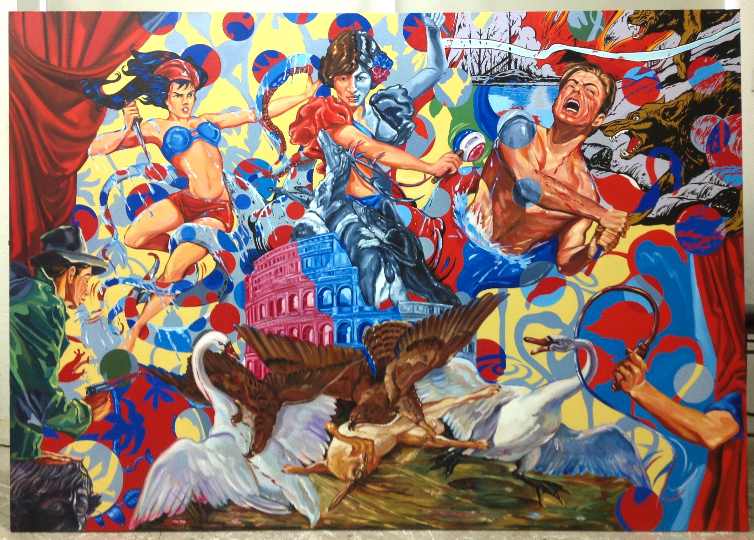 2400x1719 Staging Of The Last Farewell To Cuban Art - Cuban Painting