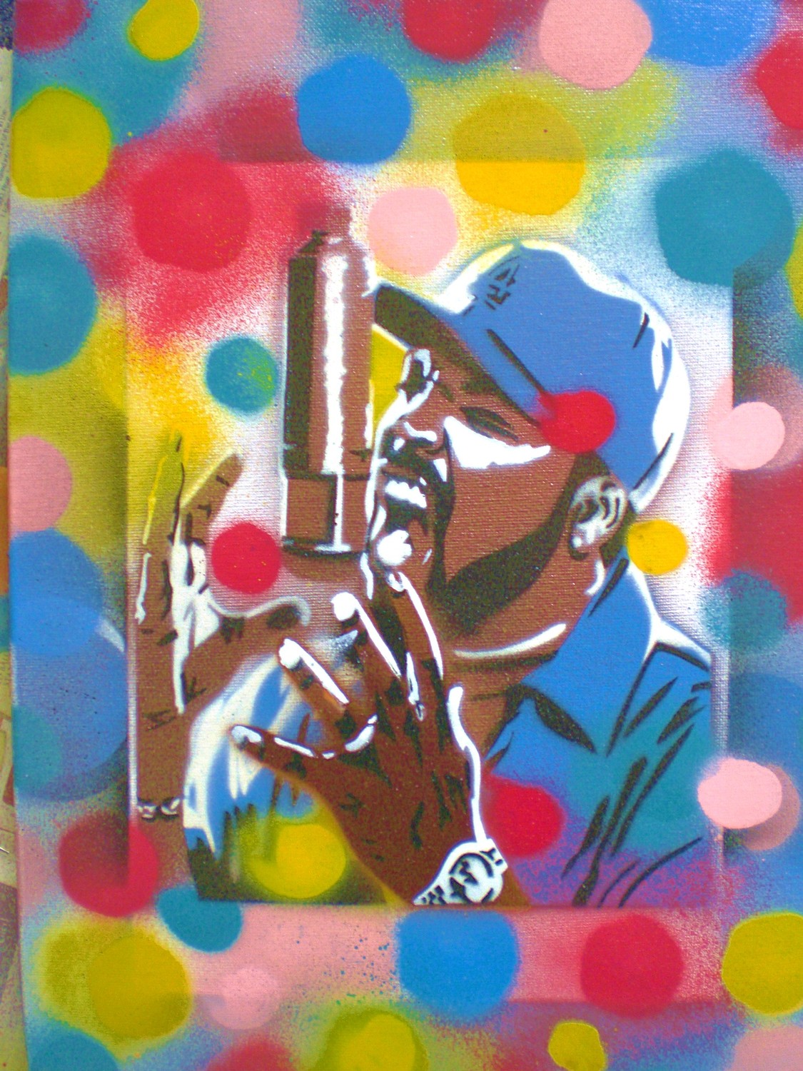 1125x1500 Ice Cube Painting,candy,stencil Art,graffiti Art,urban Art - Cube Painting