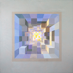 300x301 Homage To The Cube - Cube Painting