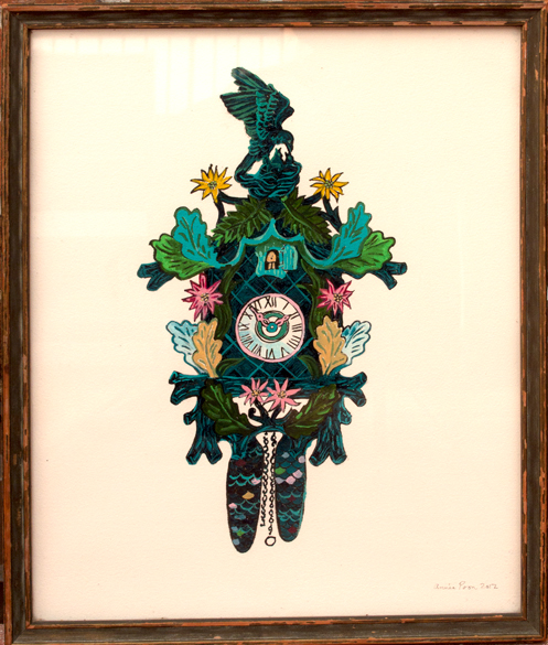 497x585 Cuckoo Clocks On Sva Portfolios - Cuckoo Clock Painting
