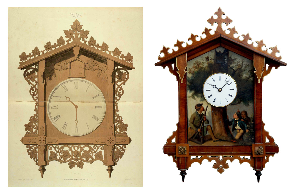 1127x742 Not Your Grandma's Cuckoo Decapitating, Rat Eating Clocks - Cuckoo Clock Painting