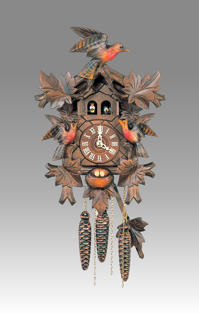800x1263 Cuckoo Clock Clock Art.805 M - Cuckoo Clock Painting