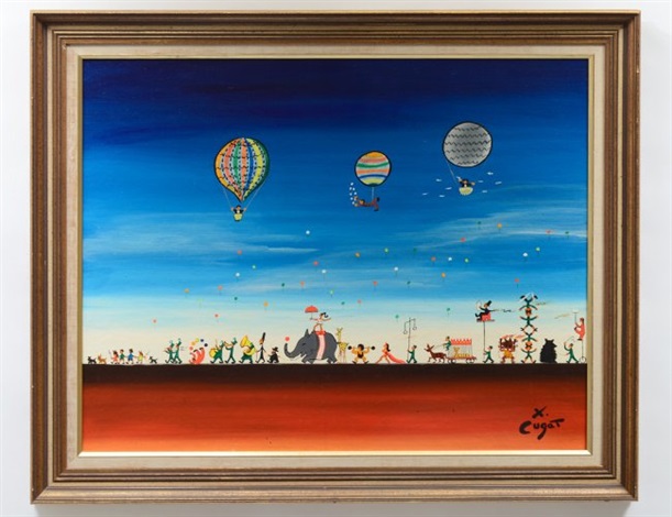 611x470 Xavier Cugat Artnet - Cugat Painting