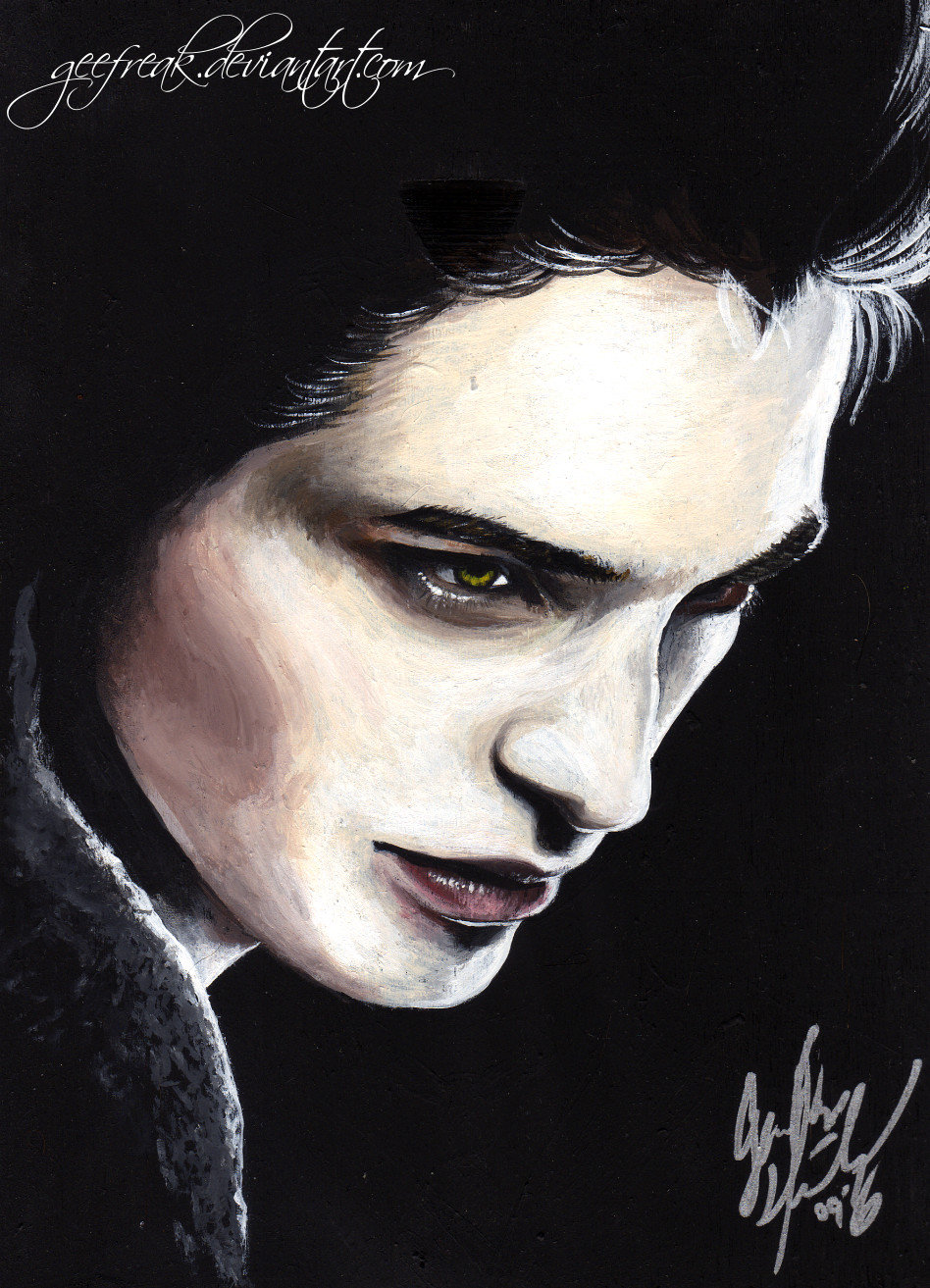 948x1313 Edward Cullen Cover Painting By Geefreak - Cullen Painting