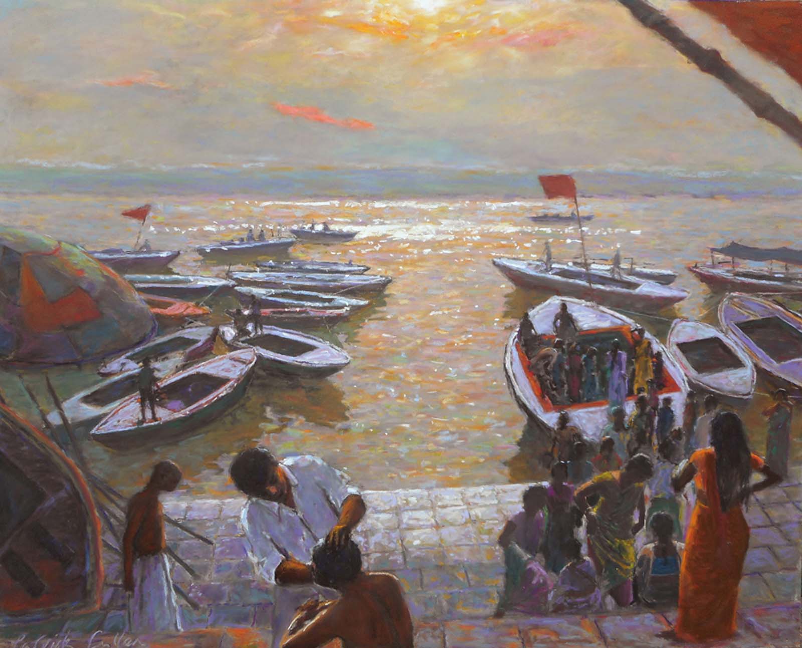 1600x1292 Paint In Rajasthan, India With Patrick Cullen Neac New English - Cullen Painting