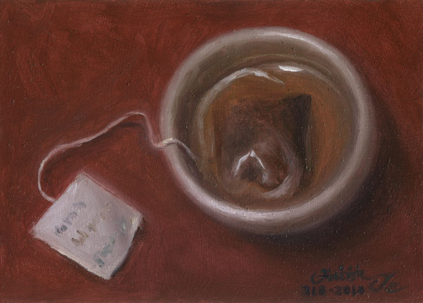 600x430 My Cup Of Tea - Cup Of Tea Painting