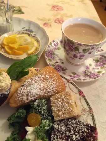 338x450 The Main Plate Of High Tea. - Cup Of Tea Painting