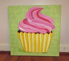 236x210 Cupcake Mugs, Tiles Amp Glass - Cupcake Painting