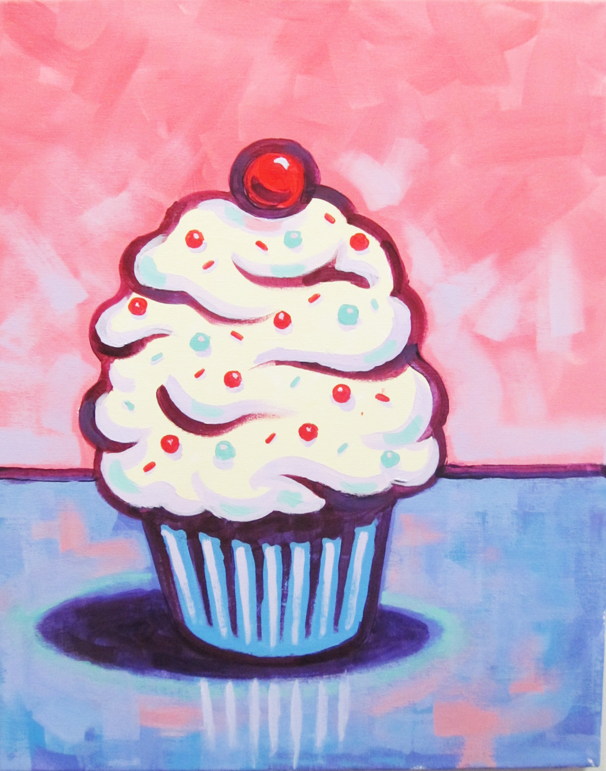 1950x2478 Cocktails And Canvas - Cupcake Painting