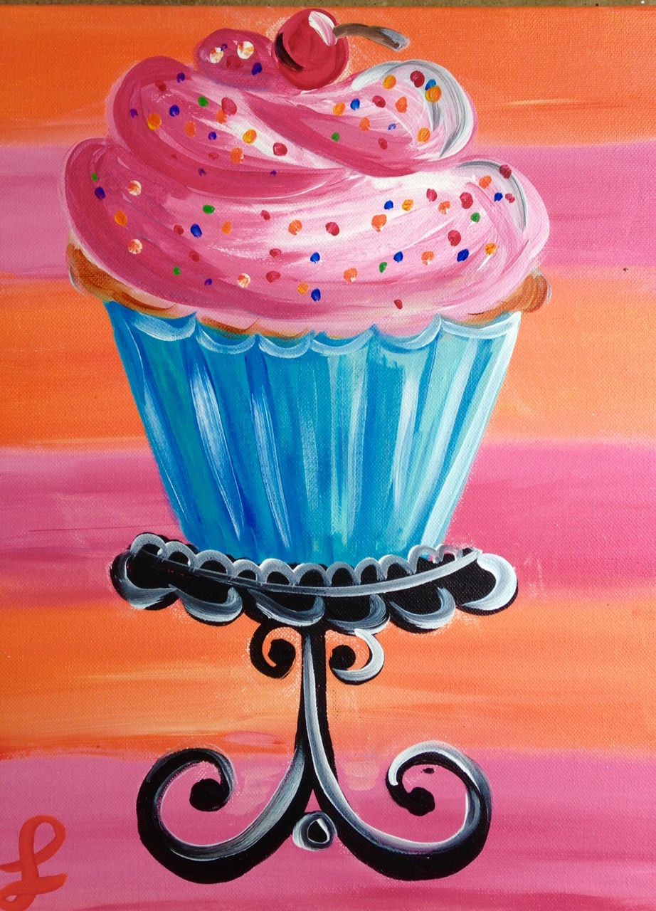 922x1280 Lori Badger Stearns Jackson Art Studio Amp Gallery - Cupcake Painting For Kids