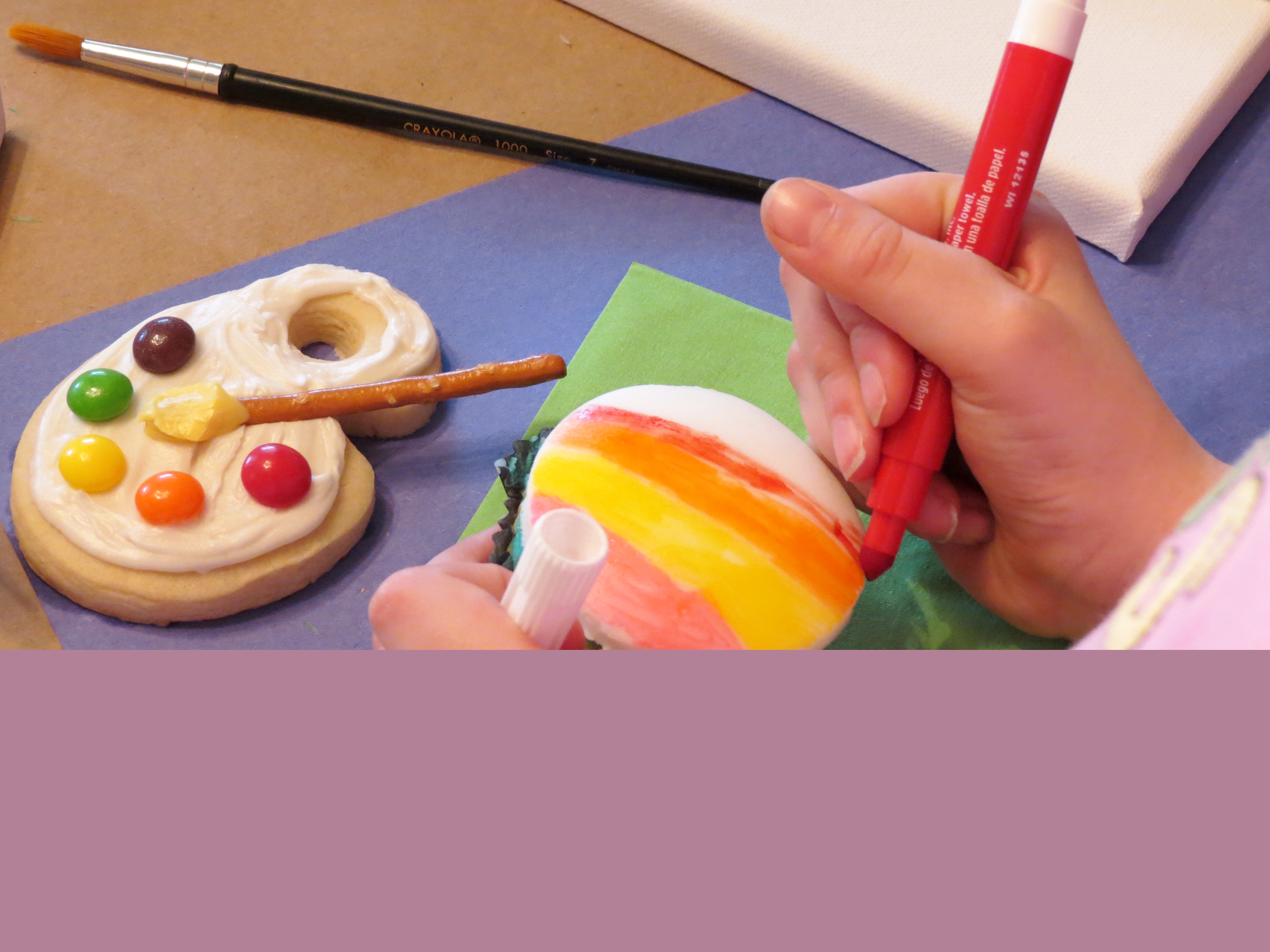 4000x3000 Art Party Where Do We Find - Cupcake Painting For Kids