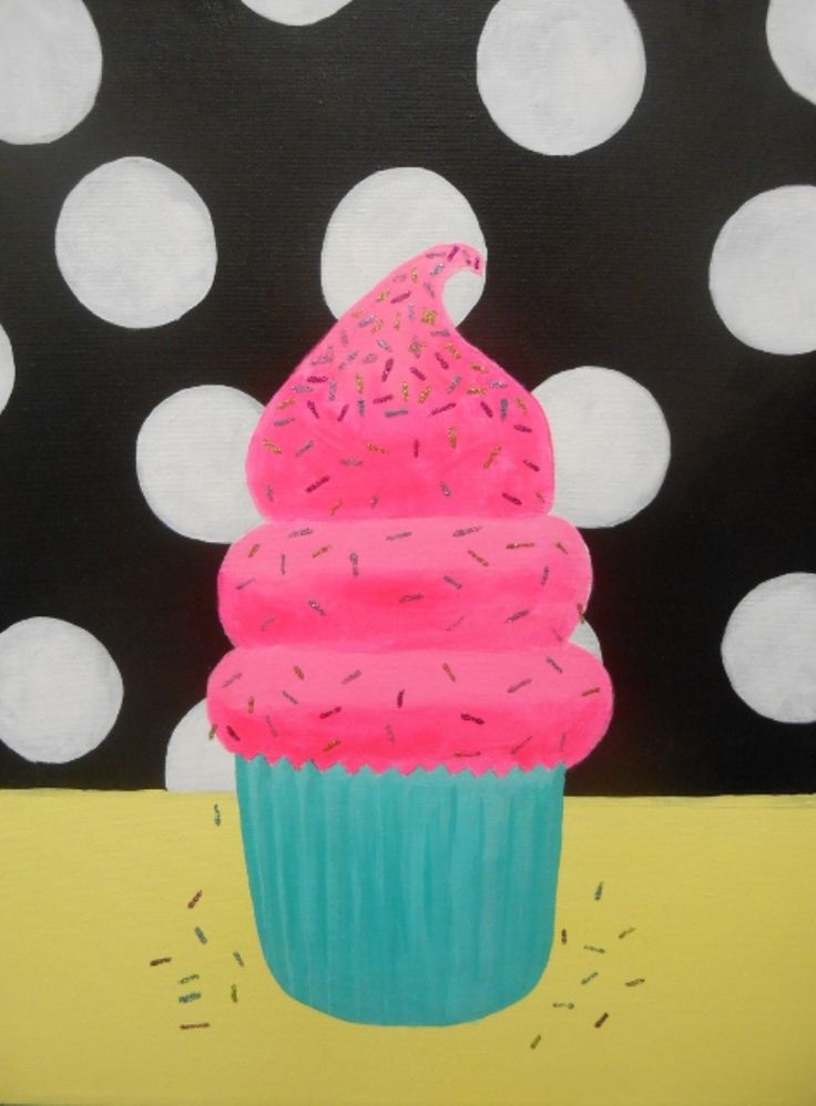 736x998 Best Pinot's Palette Painting I'D Love To Do! Images - Cupcake Painting For Kids