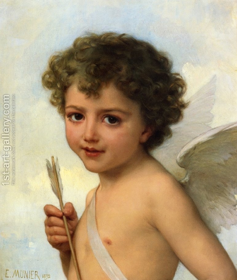 771x911 Cupid Emile Munier Reproduction 1st Art Gallery - Cupid Painting