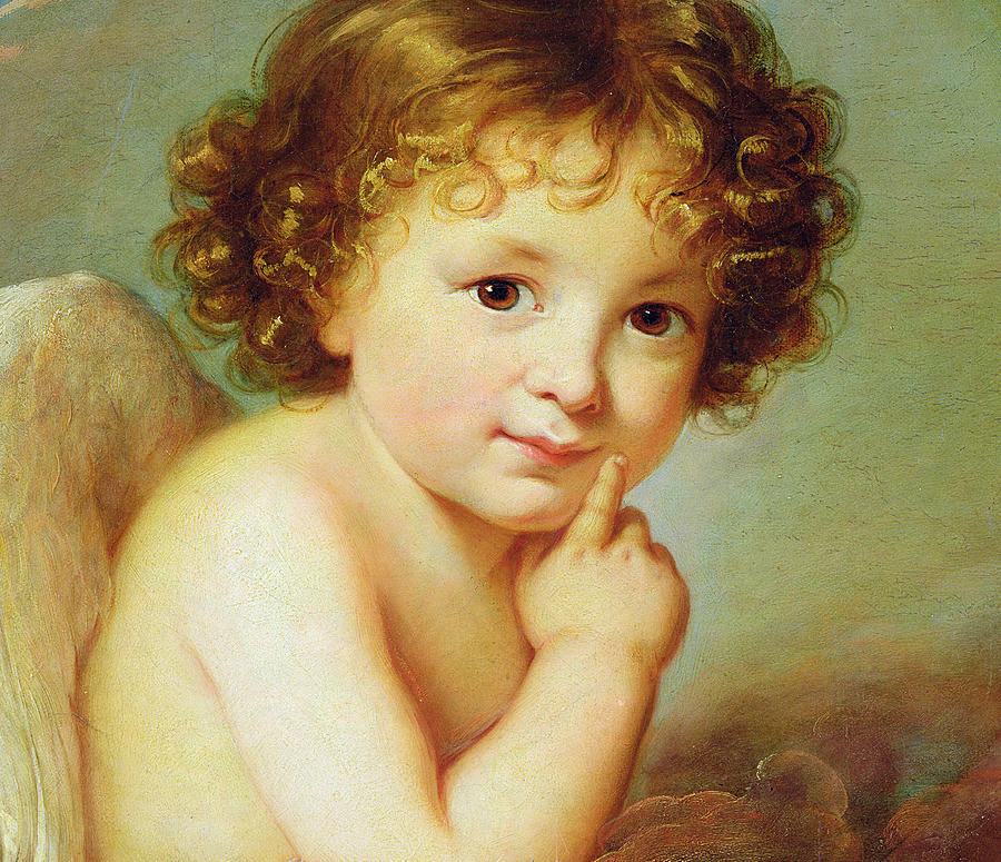 900x775 Cupid Painting By Elisabeth Louise Vigee Lebrun - Cupid Painting