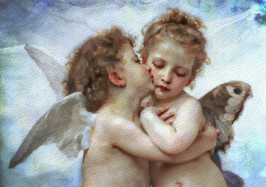 900x632 Cupid And Psyche - Cupid Psyche Painting