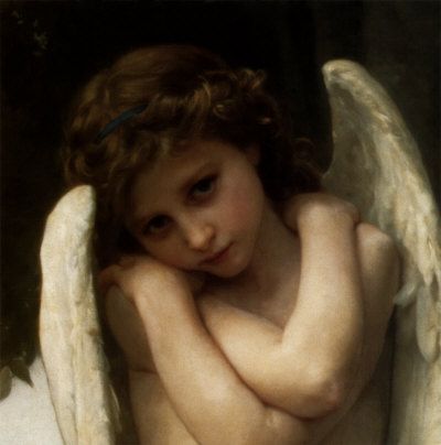 400x404 Cupidon William Adolphe Bougereau - Cupidon Painting