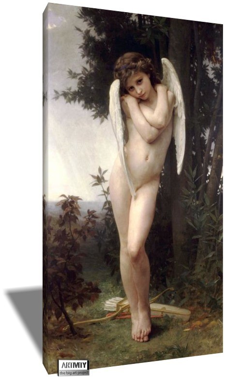465x777 Cupidon, William Adolphe Bouguereau On Sale - Cupidon Painting