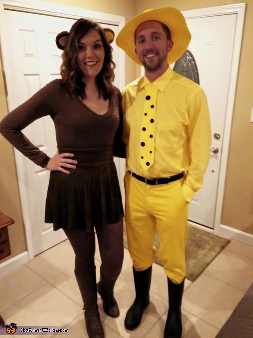 508x677 Curious George And The Man In The Yellow Hat Costume - Curious George Face Painting