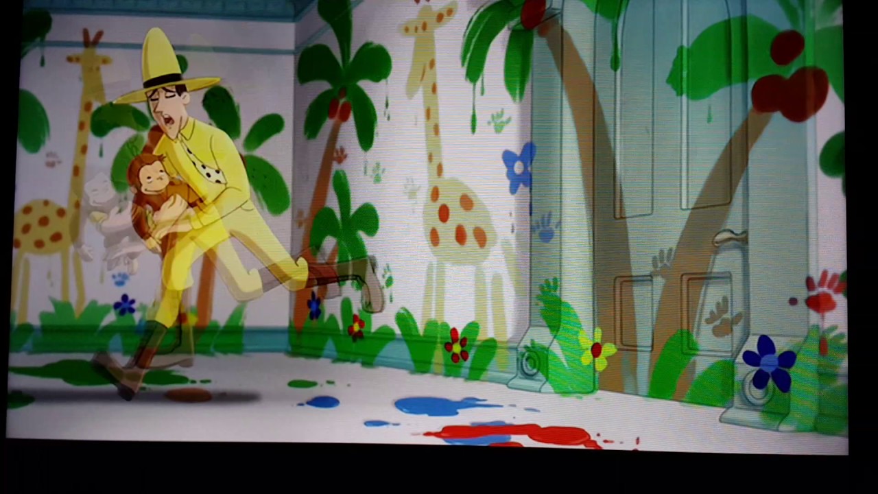 1280x720 Curious George Paint Scene Part 22 - Curious George Painting