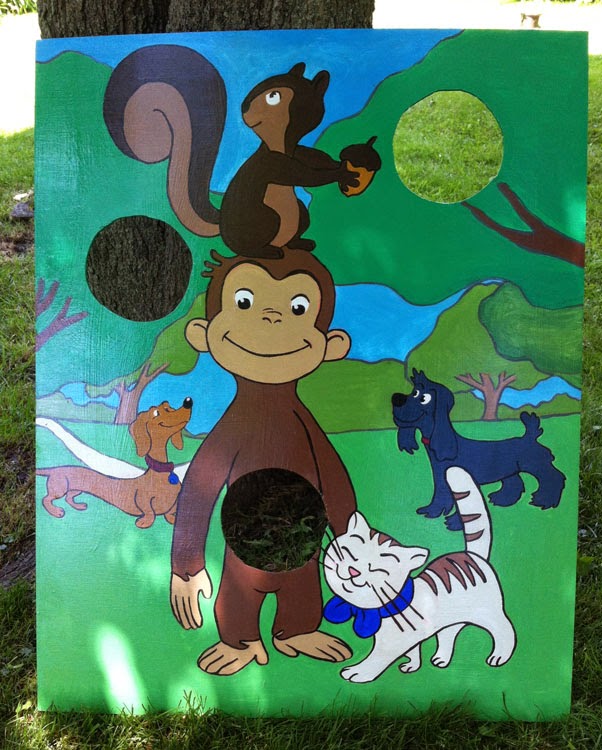 602x750 Ecoleeko Curious George Diy Birthday Party Ideas Games - Curious George Painting