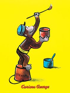 236x314 Pin By Tammy Elle On Curious George Curious George - Curious George Painting
