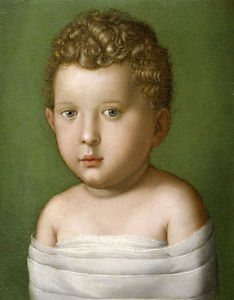 234x300 Oil Painting Child Portrait Little Boy With Curly Hair Canvas Ebay - Curly Hair Painting