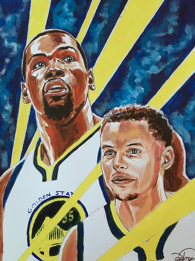 674x900 Dynamic Duo - Curry Painting