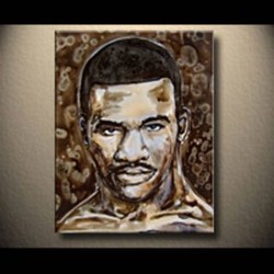 250x250 Curt Flood Paintings - Curt Flood Painting