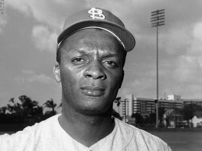 400x300 Rip Los Angles Celebrity Grave Baseball Player Curt Flood 1997 - Curt Flood Painting