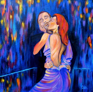 300x297 Curvy Woman Paintings Fine Art America - Curvy Woman Painting