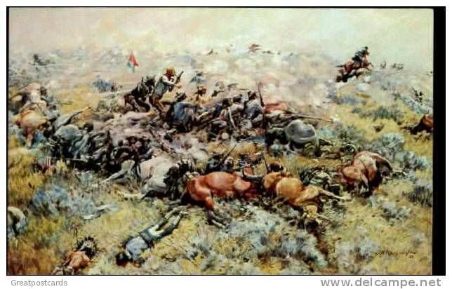 644x412 Custer's Last Stand Painting Unique Discover And Save - Custers Last Fight Painting