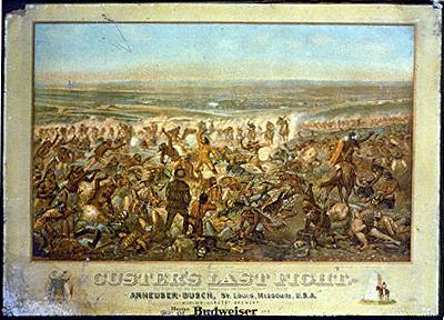 400x288 Cassilly Adams Custer's Last Fight Historic Traders Point Indiana - Custers Last Fight Painting