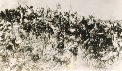 396x232 General Custer Family Album - Custers Last Stand Painting