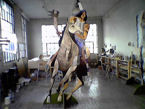 500x375 Thom Ross - Custers Last Stand Painting