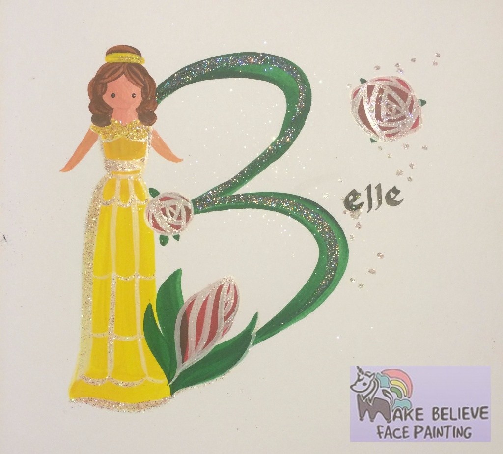 1024x924 Custom Themed Name Painting - Custom Name Painting