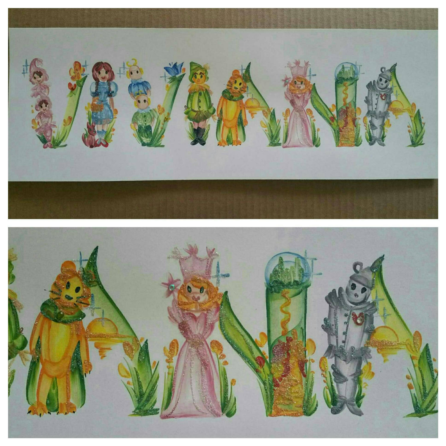 1500x1500 Custom Wizard Of Oz Name Painting One Of A Kind - Custom Name Painting